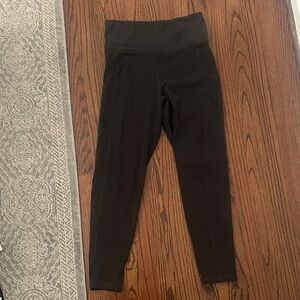 American Eagle Outfitters High-Waist Dark Gray Leggings (Has Pockets)